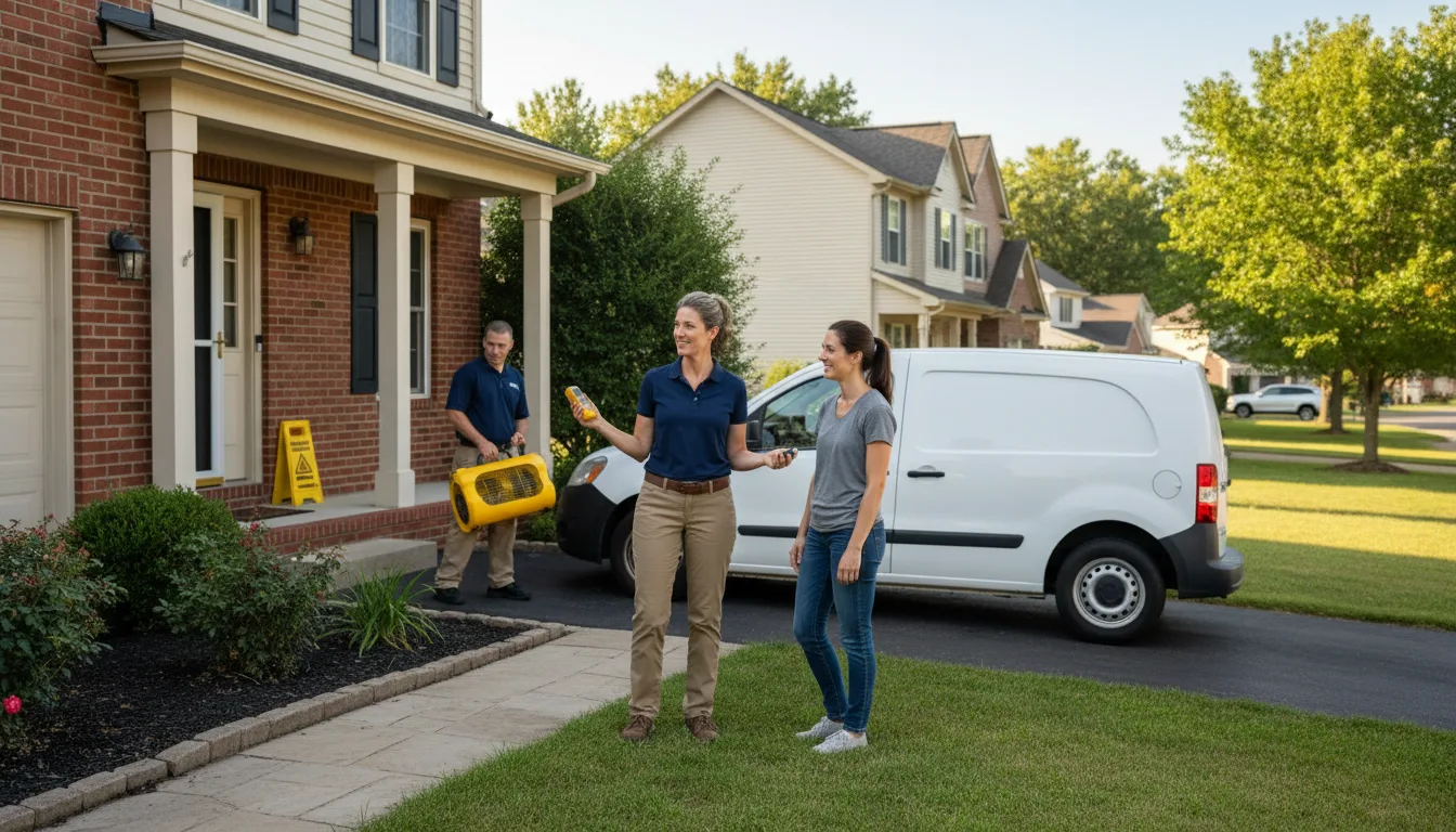 Water restoration image for Dehumidification And Cleanup Services in Birchdale, MN